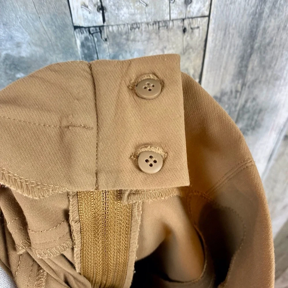 M.M. Lafleur The Foster Cigarette Pant - PowerStretch in Saddle Tan Size 6.